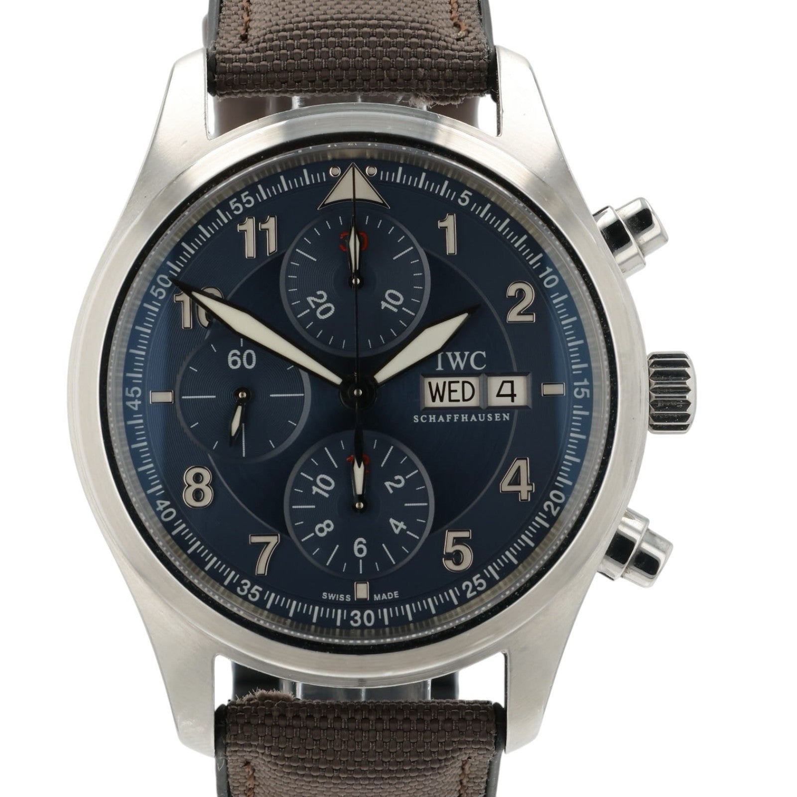 IWC Pilot Chrono Laureus Blue Dial Stainless Steel 42mm Automatic Men’s IW371712