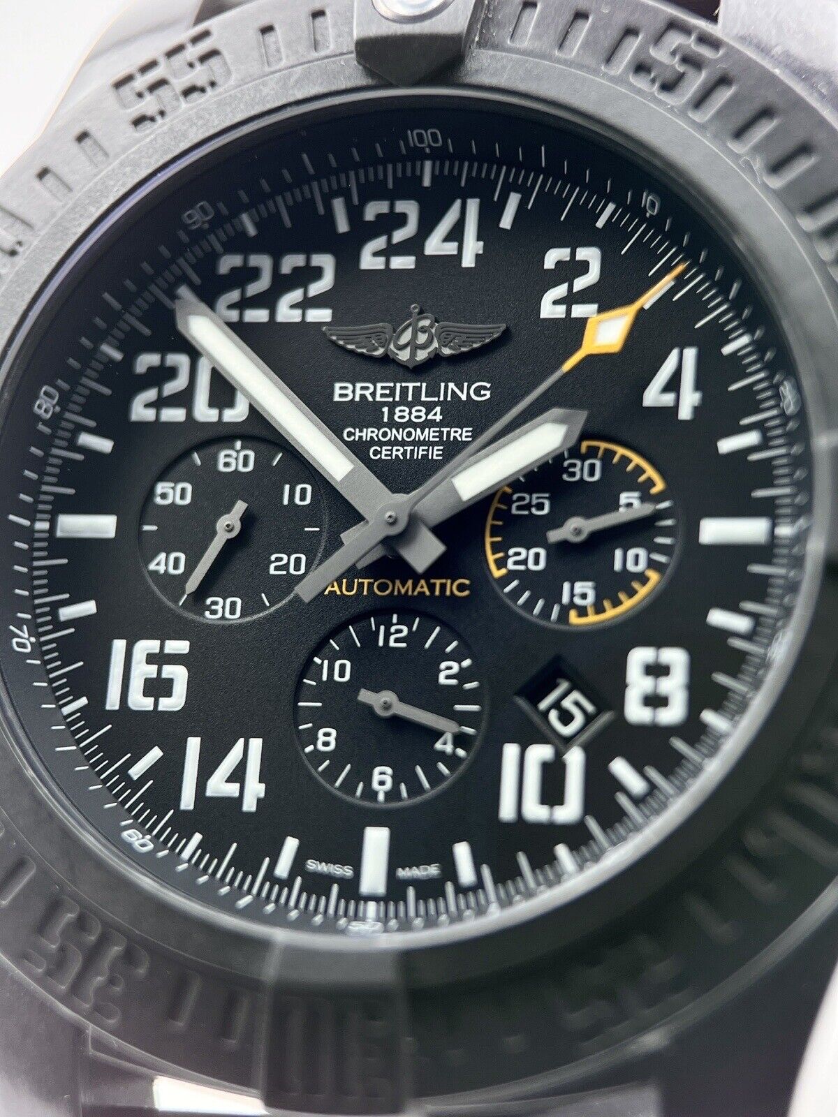 Breitling Avenger Hurricane Automatic 50mm Black Dial XB1210 - Box & Papers