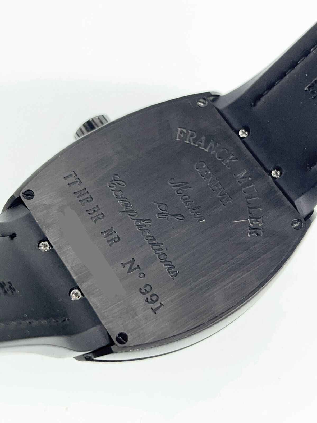 Franck Muller Vanguard Stainless Steel Black Dial 44mm Automatic Mens V45 SC DT