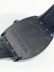 Franck Muller Vanguard Stainless Steel Black Dial 44mm Automatic Mens V45 SC DT