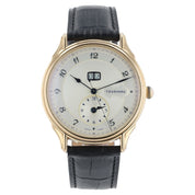 Bucherer Tourneau 18k Rose Gold Silver Dial 40mm Automatic Mens Watch VTR2162
