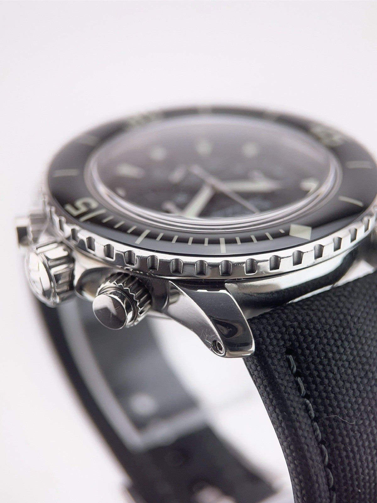 Blancpain Fifty Fathoms Steel Black Dial 45mm Automatic Mens 5085F-1130-52a