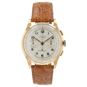 Accro 310 Silver Dial 18k Rose Gold 39.5mm Manual Wind Movement Mens Watch