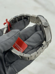 Tudor Black Bay Smiley Stainless Steel Red 41mm Automatic Men's Watch 79220R