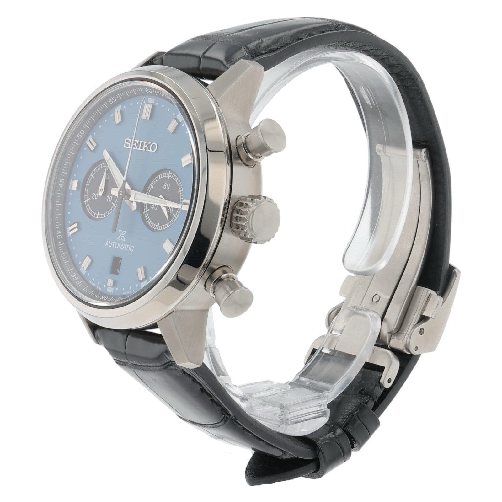 Seiko Prospex Stainless Steel Blue Dial 43mm Automatic Men’s Watch SRQ039