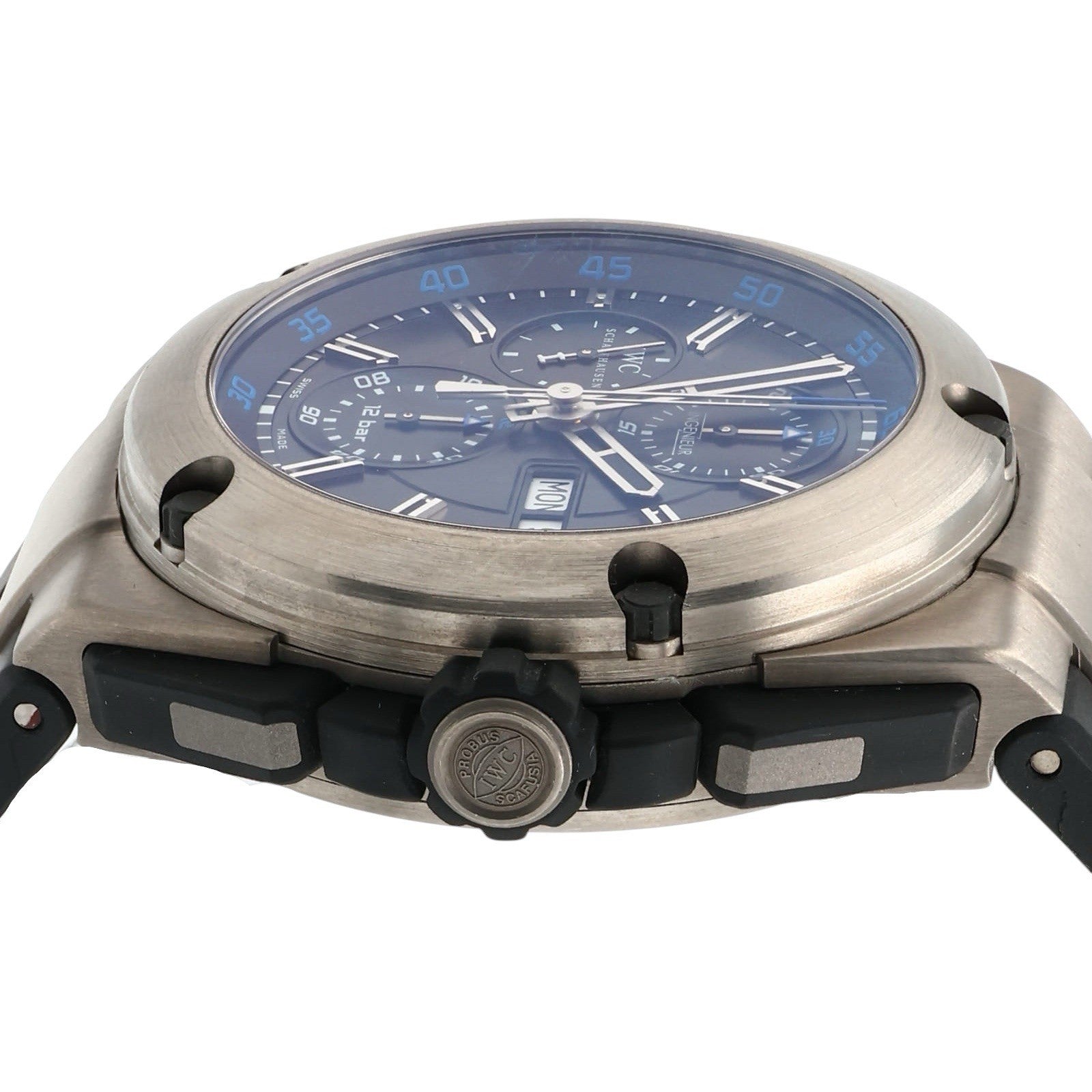 IWC  Ingenieur Double Chronograph Split Titanium 45mm Auto Men's Watch IW37650