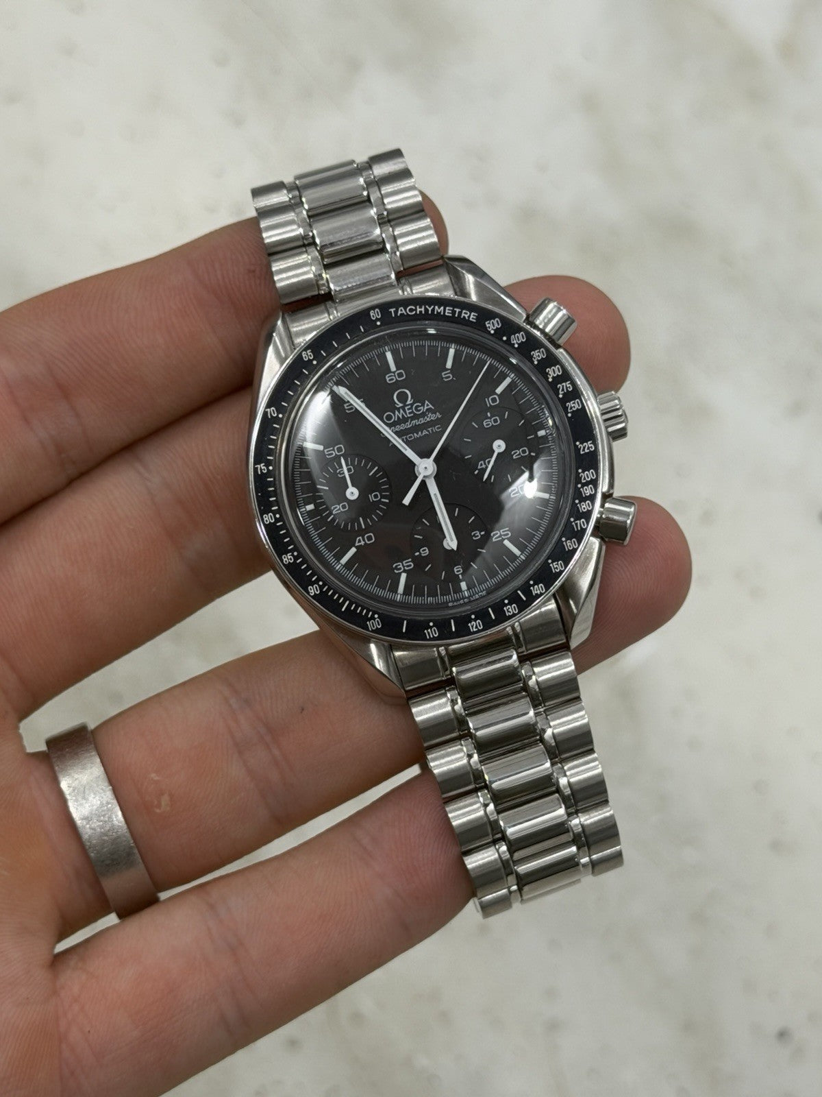 Omega Speedmaster Reduced Steel Black Dial 39mm Automatic Men’s Watch 3510.50