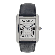 Cartier Tank Solo XL Automatic Stainless Steel Mens Watch WSTA0029 W/ B&P