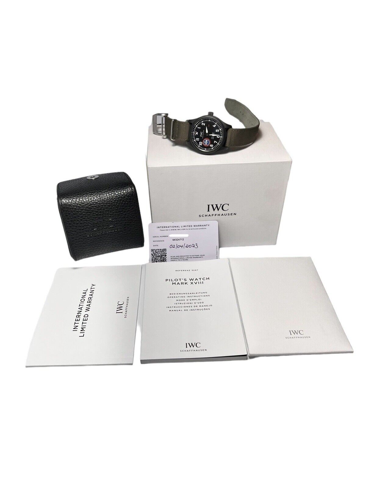 IWC Mark XVIII Pilot's Watch Mark 18 Top Gun Men's Ceramic Watch IW324712