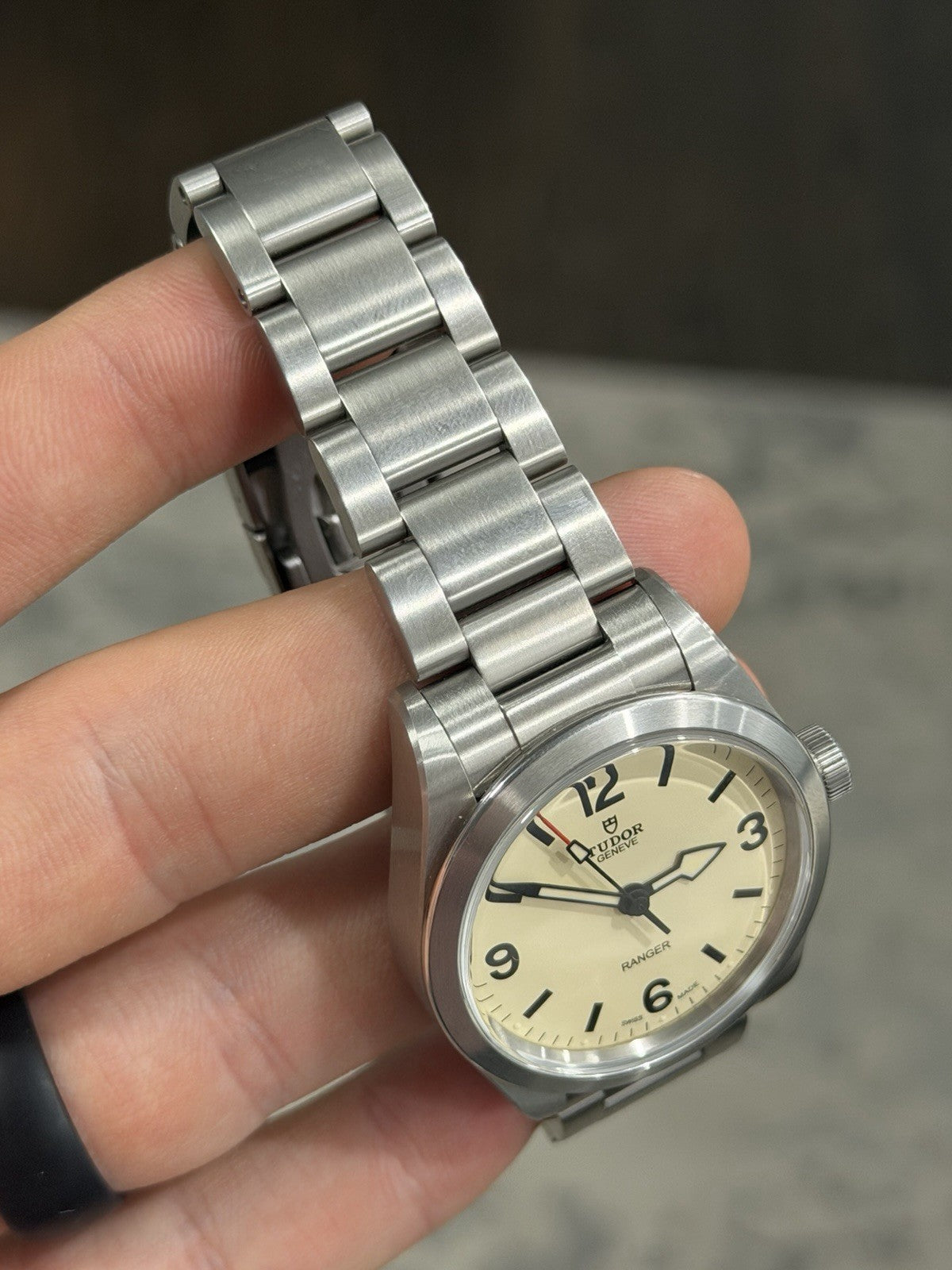Tudor Ranger Beige Dial 36mm 79930 Men's Steel Field Watch Automatic Latest