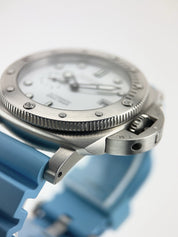 Panerai Submersible Steel White Dial 44mm Automatic Movement Mens Watch PAM01226