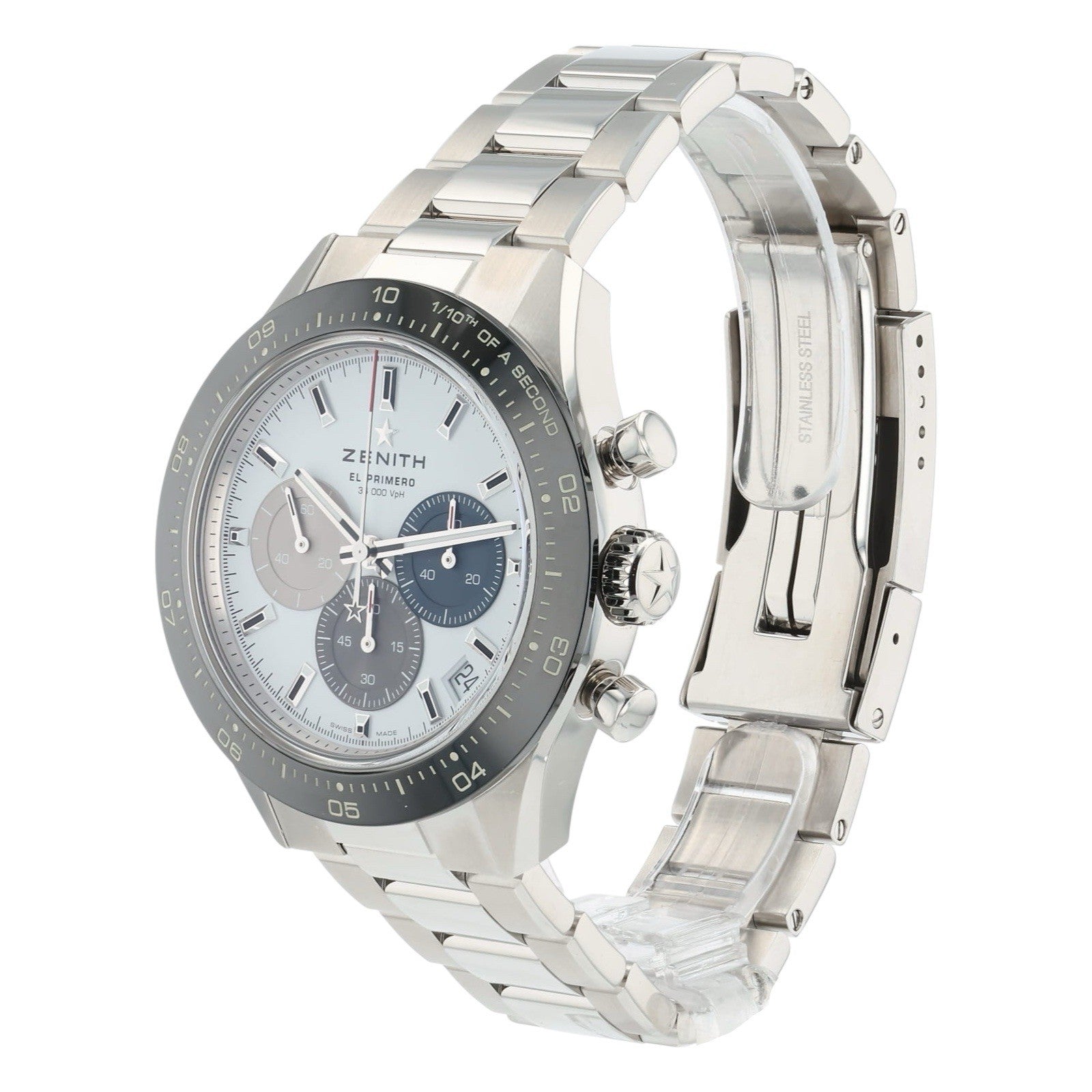 2025 Zenith Chronomaster Sport Steel White Dial 41mm Automatic 03.3100.3600/69