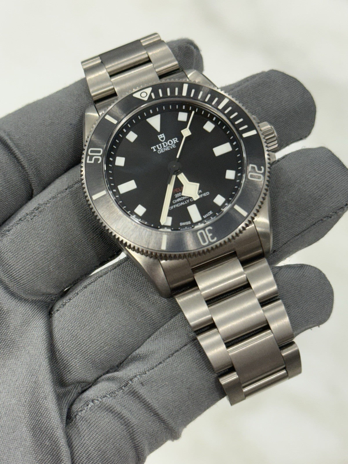 2024 Pelagos 39mm Titanium Automatic Black Men's Watch 25407N - Box/Papers