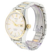 Tag Heuer Two-Tone Carrera Calibre 5 Silver Dial Steel & Gold 39mm Watch WAR215B