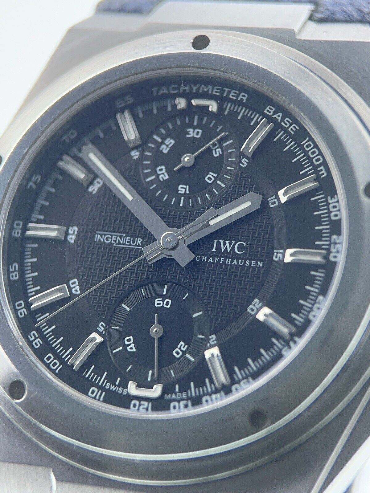 IWC Ingenieur Chronograph Steel Black Dial 42.5mm Automatic Men’s Watch IW372501