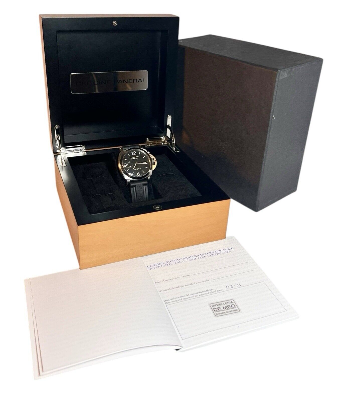 Panerai Luminor Marina Stainless Steel Black Dial 44mm Automatic Men’s PAM00312