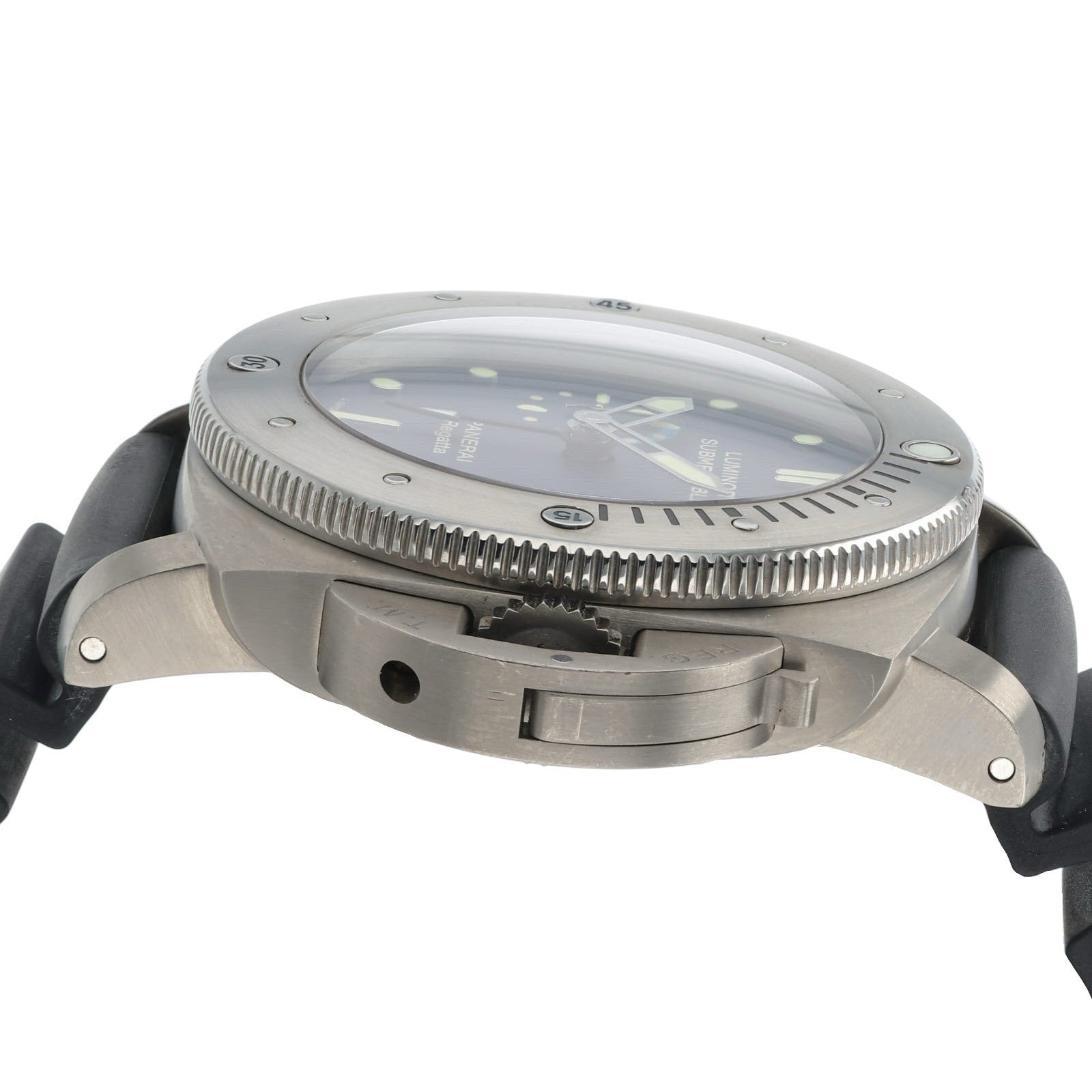 Panerai Luminor Submersible Titanium Blue Dial 47mm Automatic Mens PAM00371