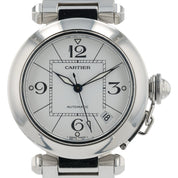 Cartier Pasha C White Dial Stainless Steel 35mm Automatic Men’s Watch W31074M7