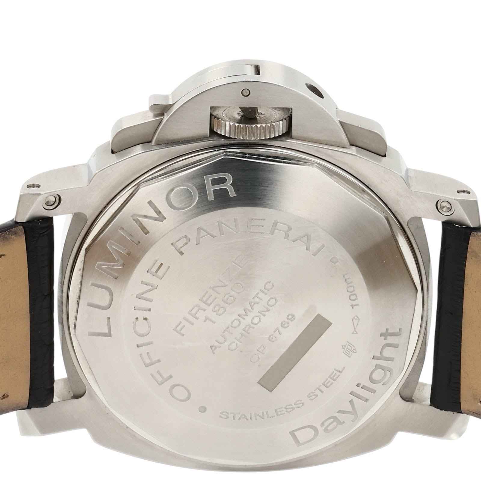 Panerai Luminor Chrono Stainless Steel Black Dial 44mm Automatic Men’s Watch