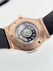 Hublot Classic Fusion 18k Rose Gold Black Dial 42mm Automatic 542.0X.1181.RX