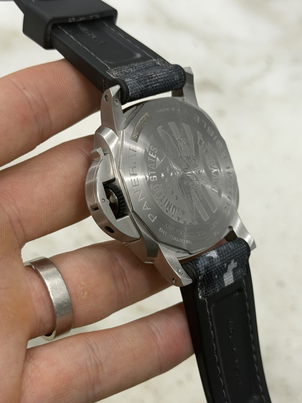Panerai Submersible Navy Seals PAM01323 Automatic 44mm Grey Dial Watch