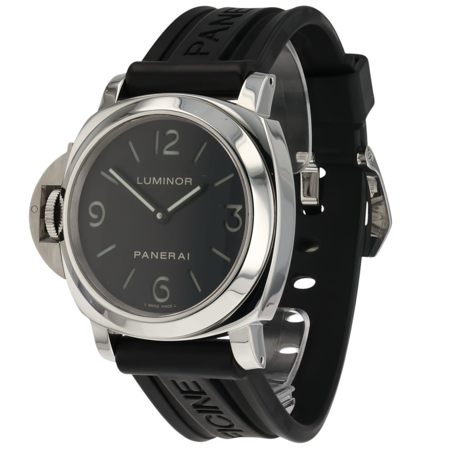 Panerai Luminor Stainless Steel Black Dial 44mm Manual Wind Men’s Watch PAM00219