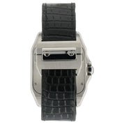 Cartier Santos Silver Dial Stainless Steel 38mm Automatic Men's Watch W20073X8