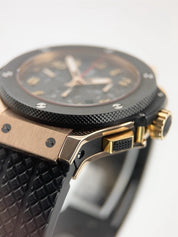 Hublot Big Bang Chronograph 18k Rose Gold Black Dial 44mm Watch 301.PB.131.RX