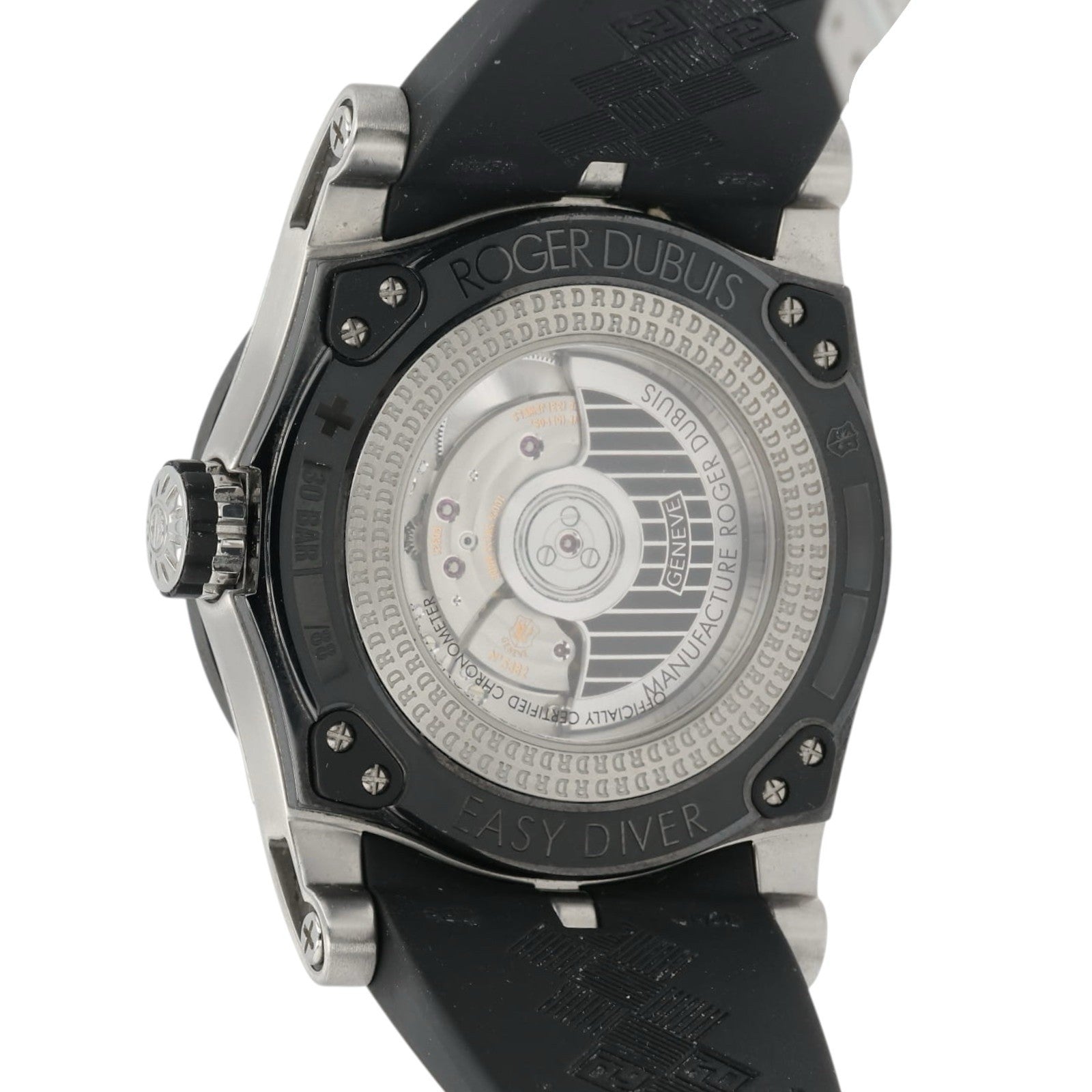 Roger Dubuis Cygnus Niger Completus Black Dial Steel 46mm Automatic Watch 85880
