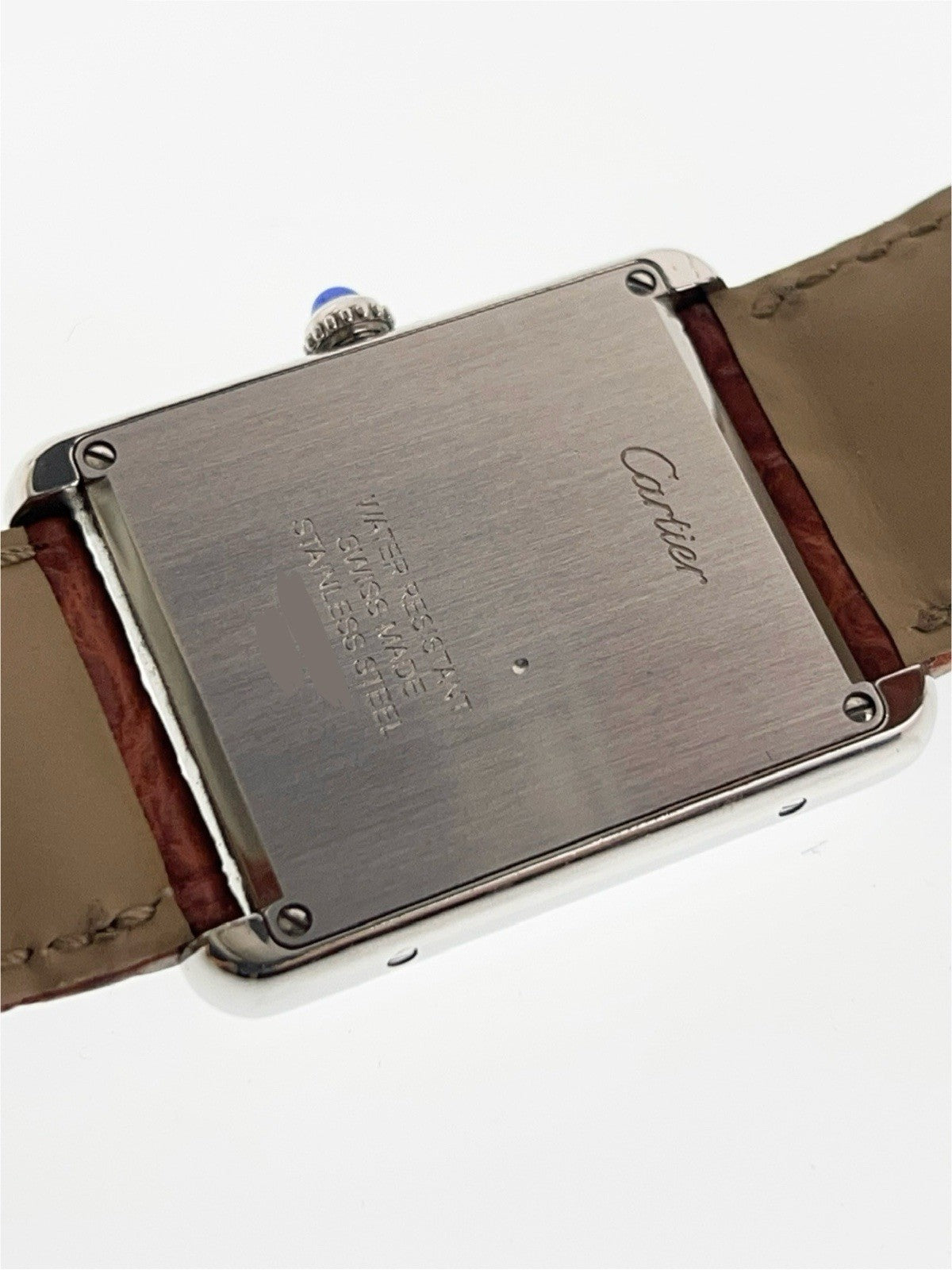 Cartier Tank Solo Stainless Steel Silver Dial 27mm Quartz Men’s Watch W5200003