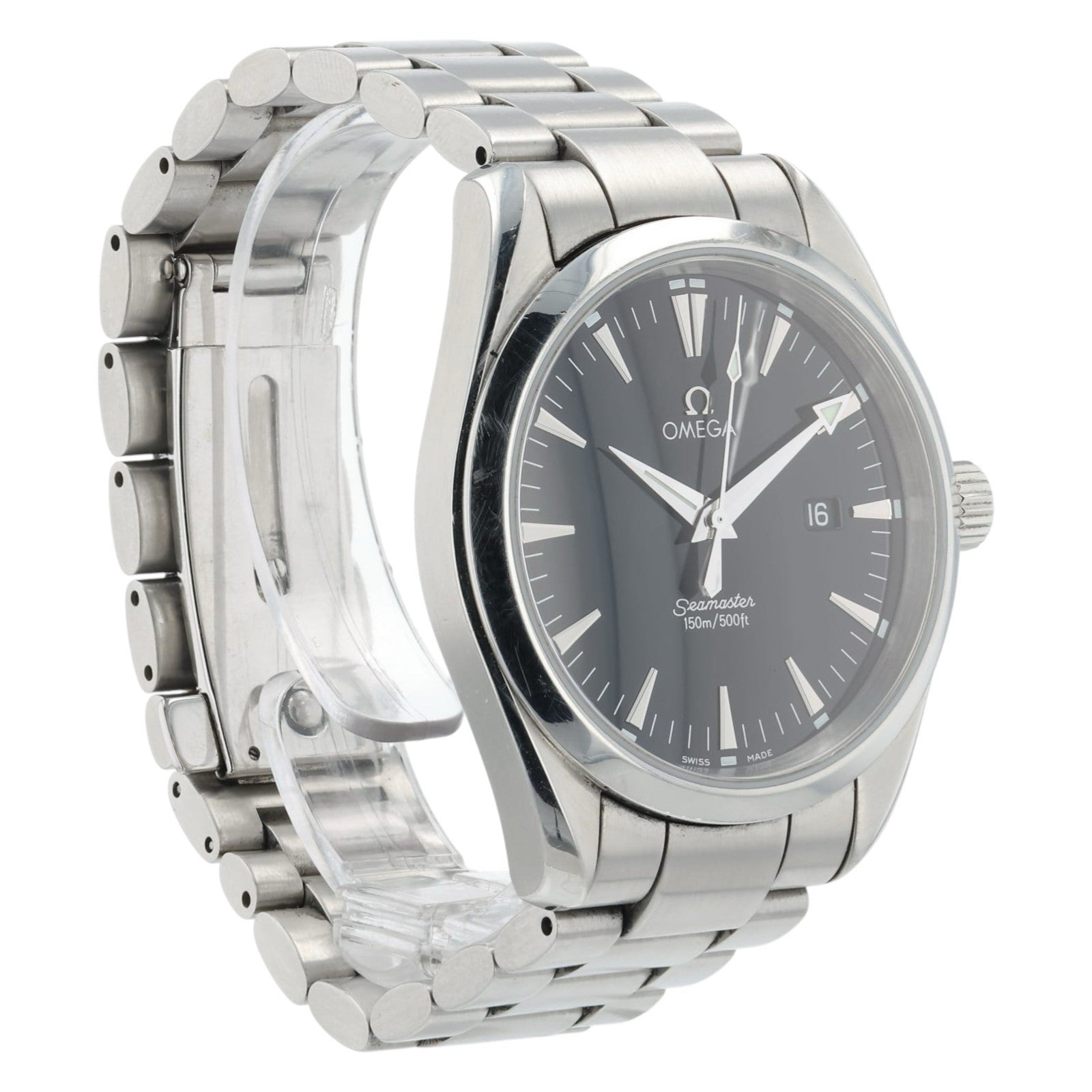 Omega Seamaster AquaTera Black Dial Steel 39.2mm Quartz Men’s Watch 2517.50.00