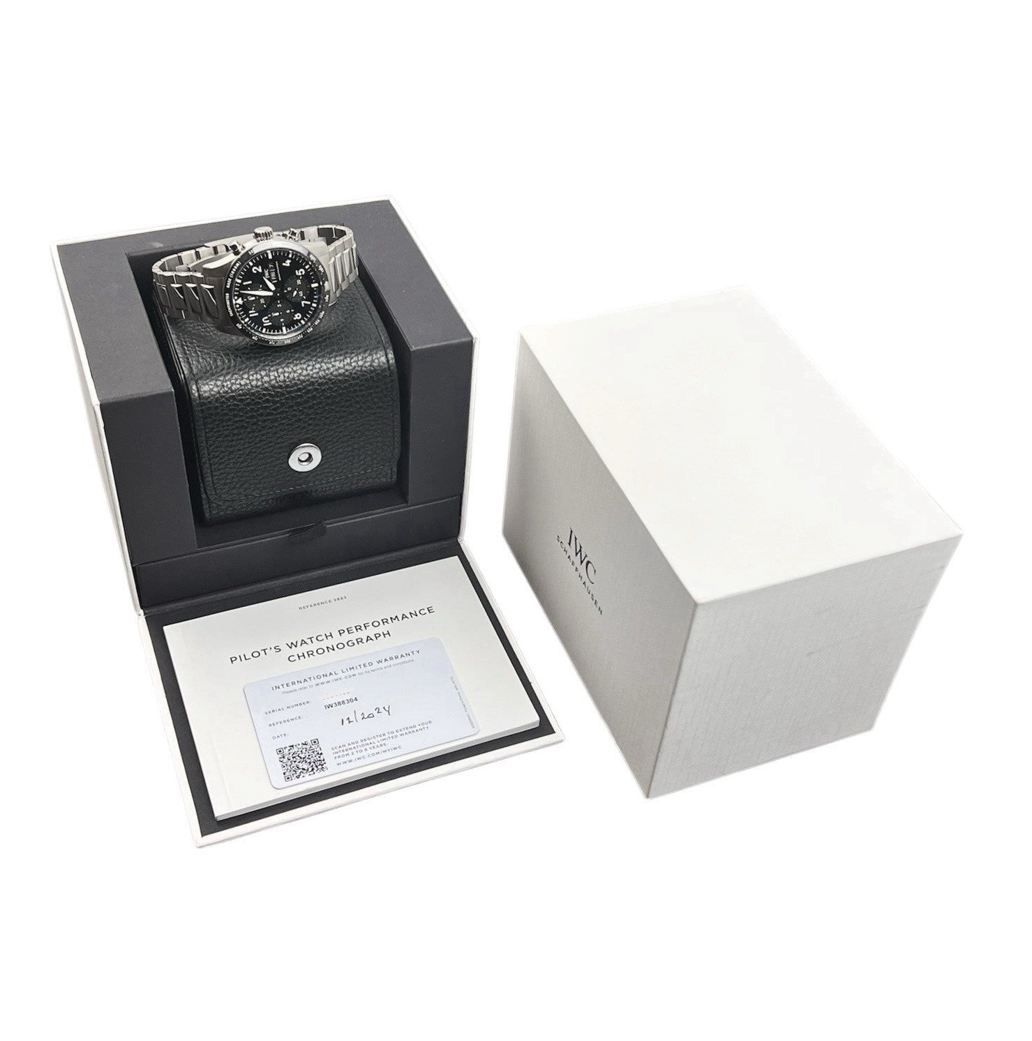 IWC Pilot’s Watch Chrono AMG Black Dial Titanium 41mm Auto Men's Watch IW388304