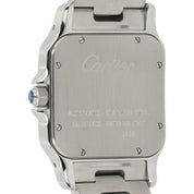 Cartier Santos Galbee Stainless Steel Silver Dial 32mm Automatic Mens Watch 2823
