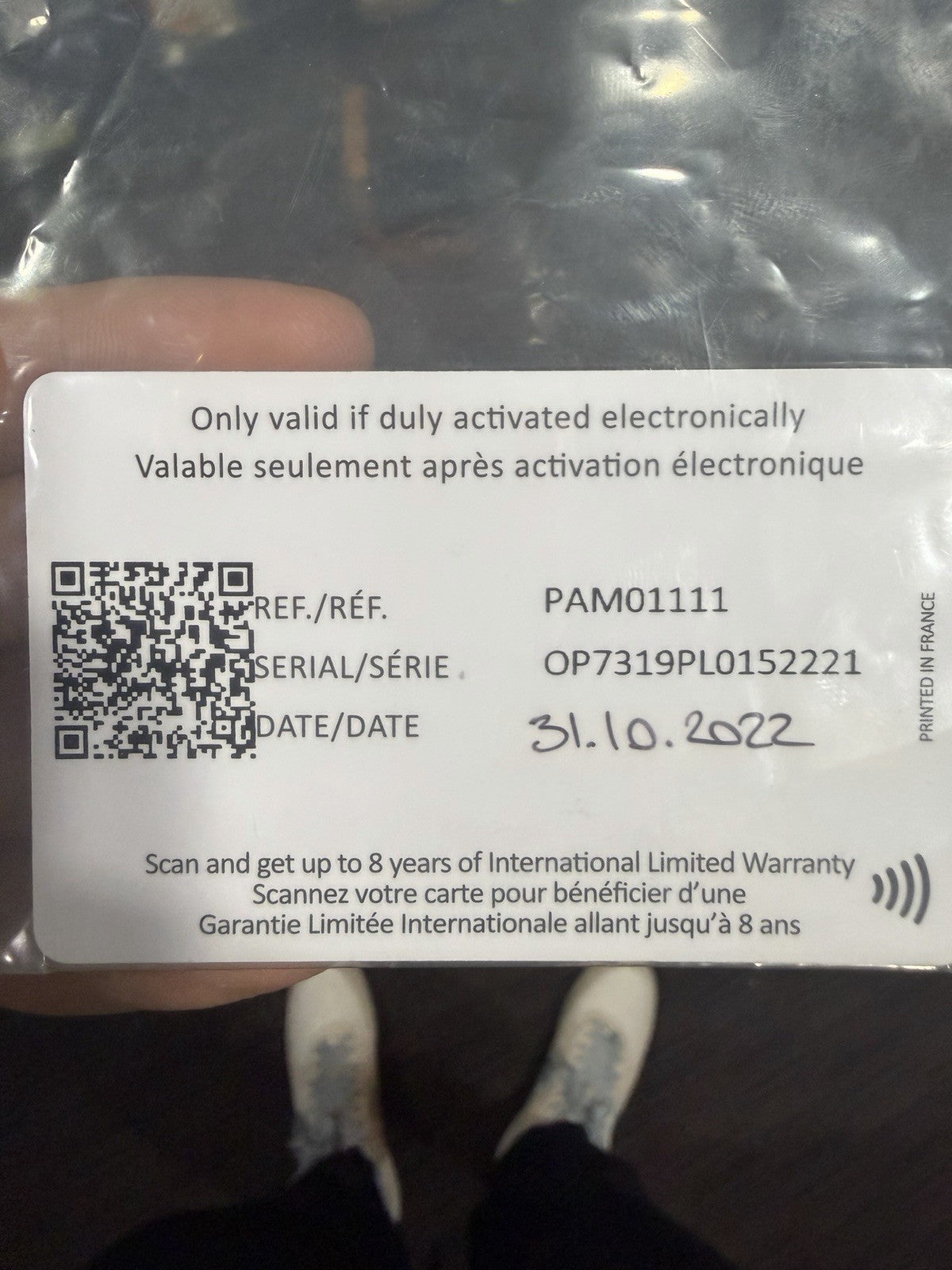 Panerai Luminor Marina 18k Rose Gold Blue Dial 44mm Automatic Mens Watch PAM0111