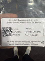 Panerai Luminor Marina 18k Rose Gold Blue Dial 44mm Automatic Mens Watch PAM0111