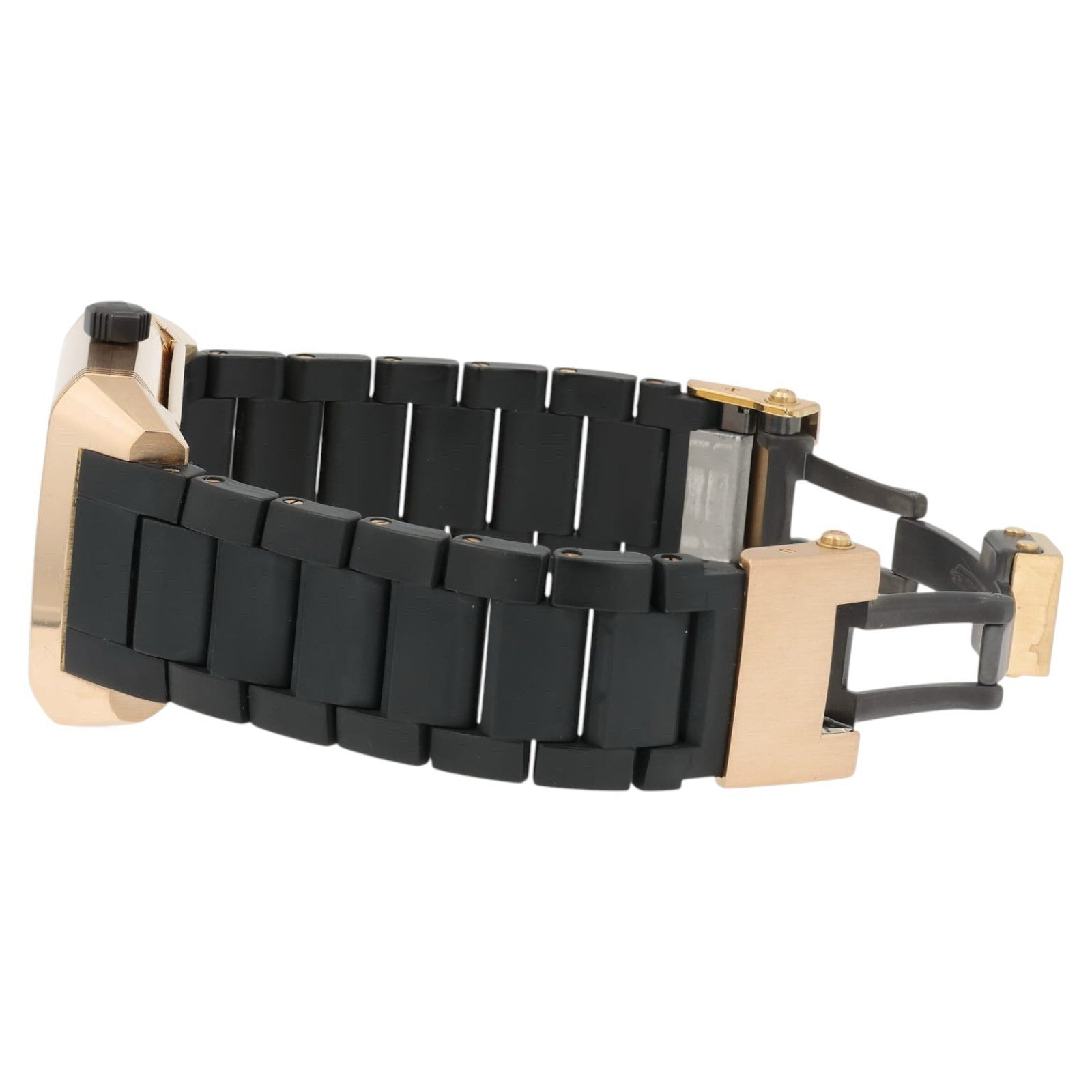 LeCoultre Reverso Squadra Hometime Black Dial 18k Rose Gold Auto Watch Q7002671