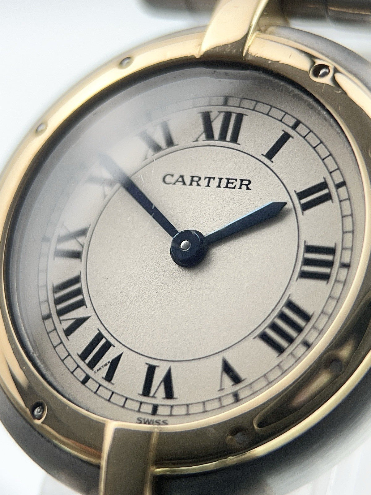 Cartier Panthere Vendome Gold & Steel Silver Dial 23.5mm Quartz Womens 1057920