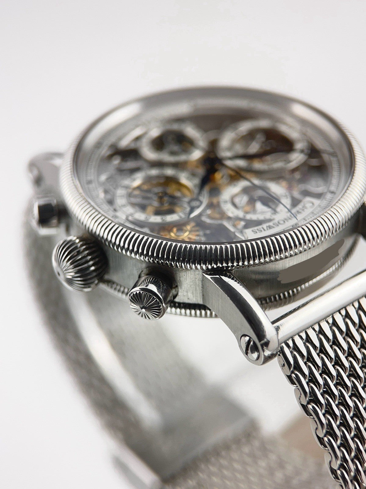 Chronoswiss Opus Stainless Steel Skeletonized Dial 38mm Automatic Men’s CH7523