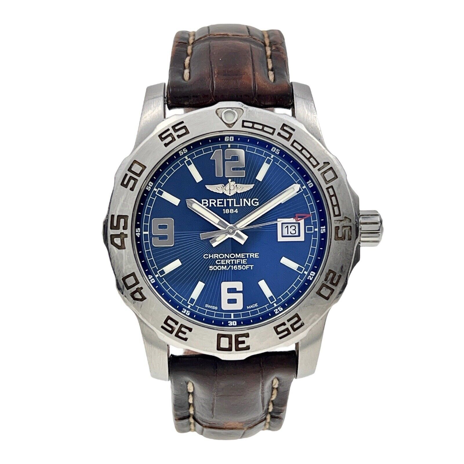 Breitling Colt 44 Stainless Steel Blue 44mm Quartz Men’s Watch A74387