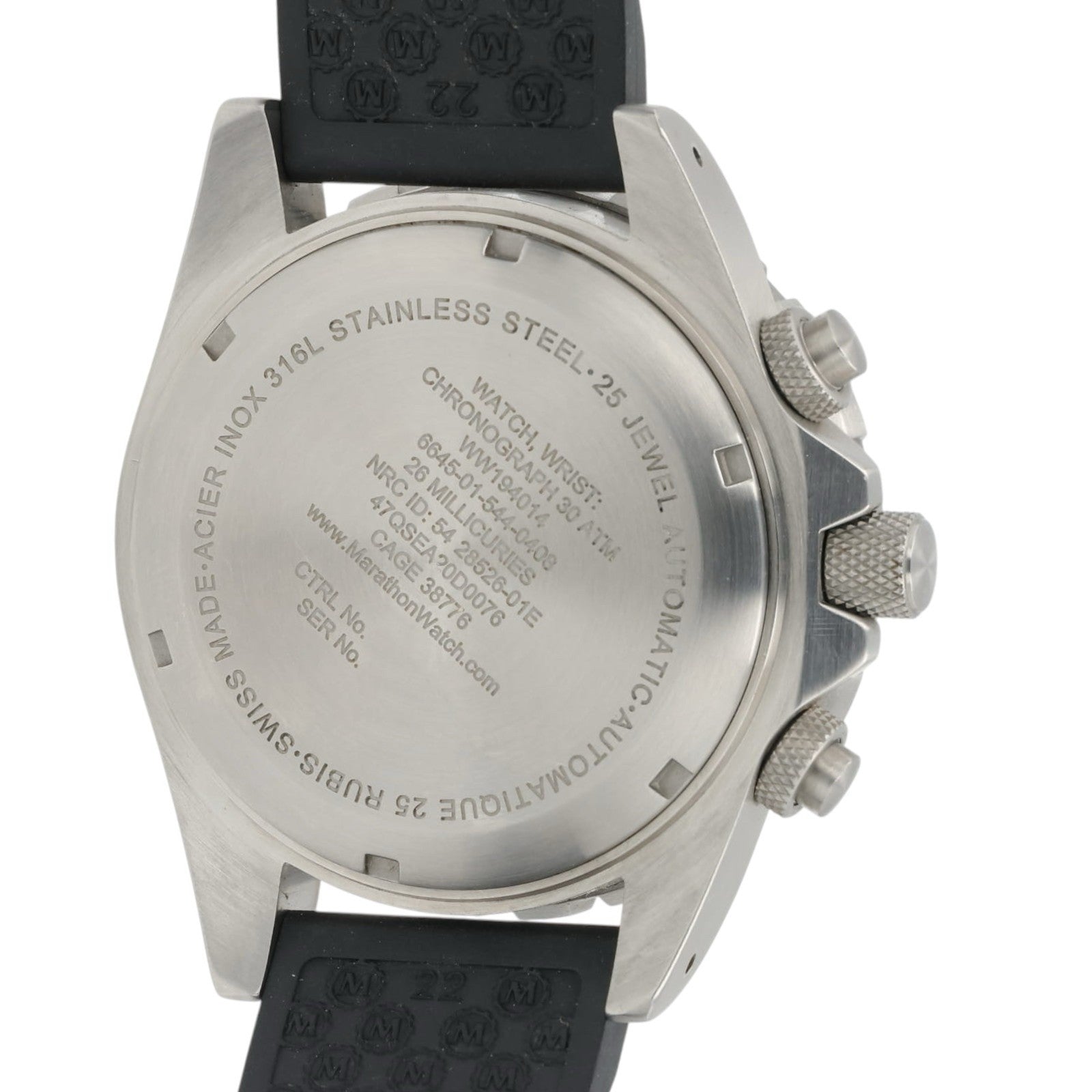Marathon CSAR Black Dial Stainless Steel 46mm Automatic Men’s 6645-01-544-0408