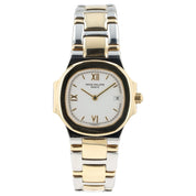 Patek Philippe Nautilus White Dial 18k Yellow Gold & Steel 27mm Quartz 4700-61
