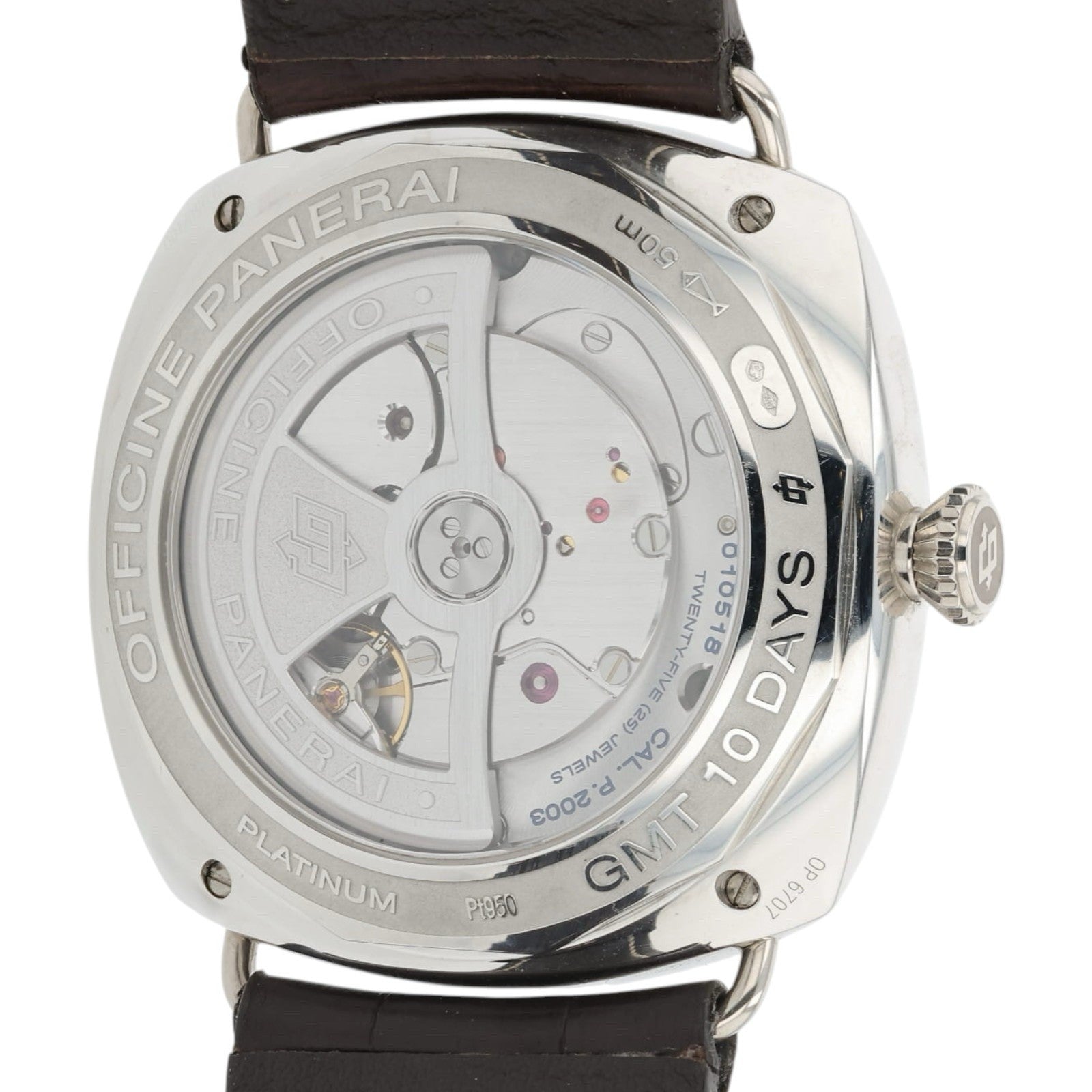 Panerai Radiomir Black Dial Platinum 45mm Automatic Men’s Watch PAM00495
