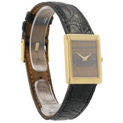 Piaget Tigers Eye Dial 18k Yellow Gold 23x28mm Manual Wind Men’s Watch 9151