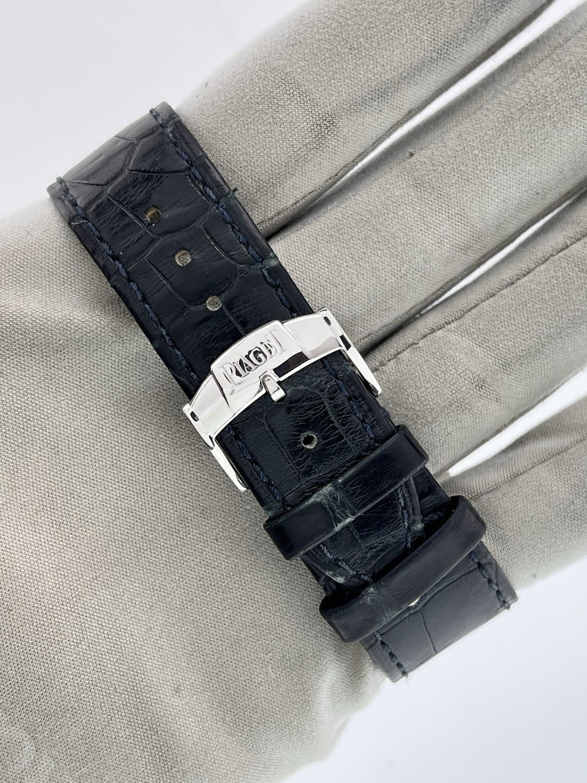 Piaget Mecanique 18k White Gold P10074