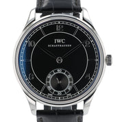 IWC Vintage Collection Portuguese Black Dial Steel 44mm Manual Wind IW544501