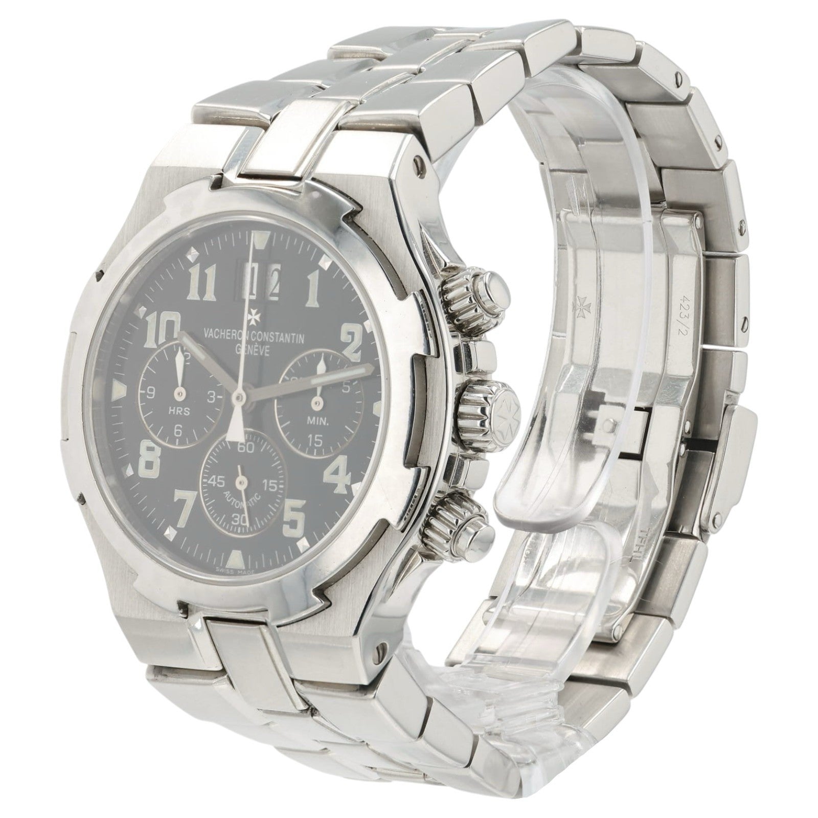 Vacheron Constantin Oversees Black Dial Stainless Steel 40mm Auto Watch 49140