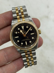 2023 Tudor Black Bay 36 Automatic 36mm Black Dial Factory Diamonds Box & Papers