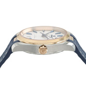 Omega Seamaster Silver Dial 18k Gold and Steel 38mm Auto 220.22.38.20.02.001