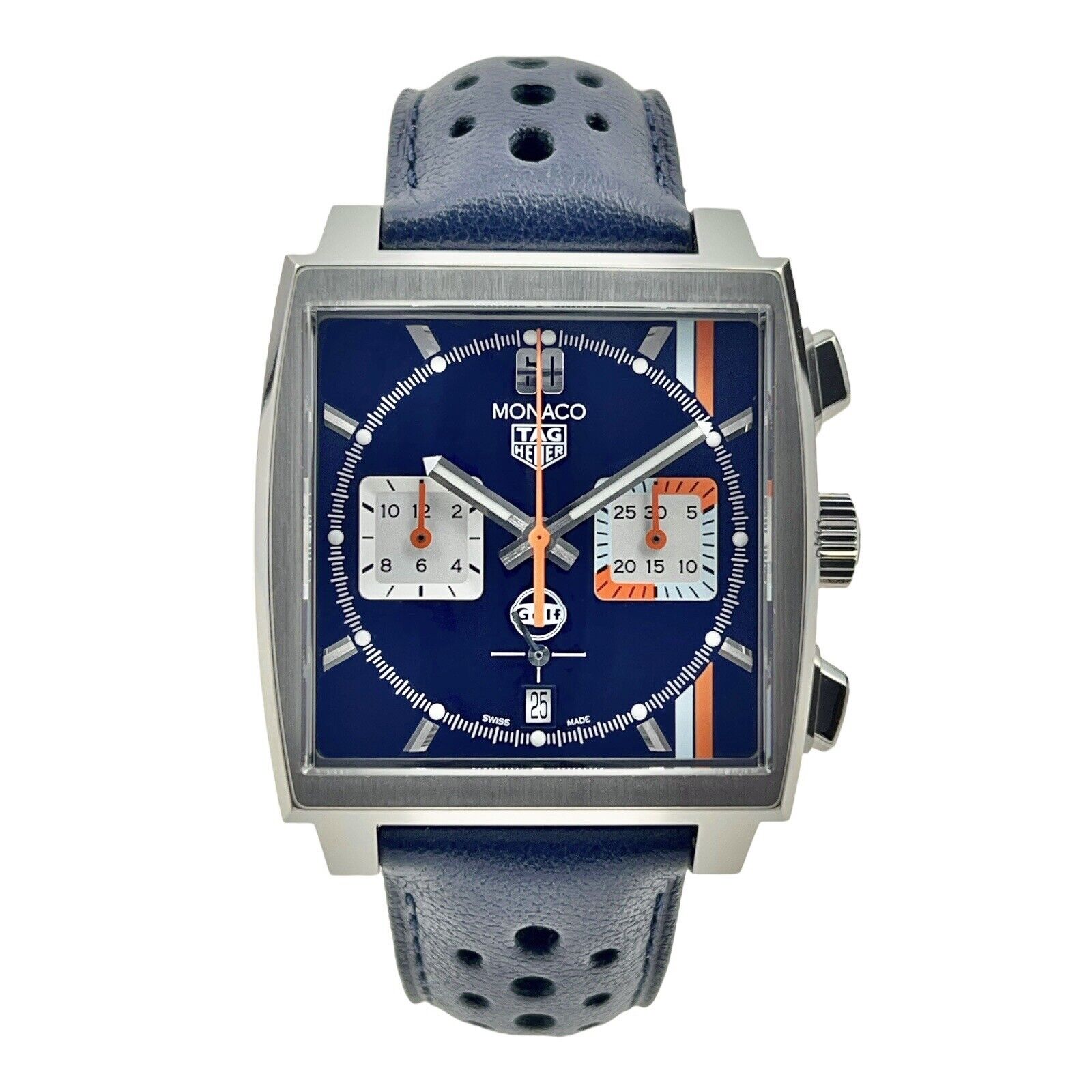 Tag Heuer Monaco X Gulf 39mm CBL2115 Automatic Men's Watch - Box/Papers