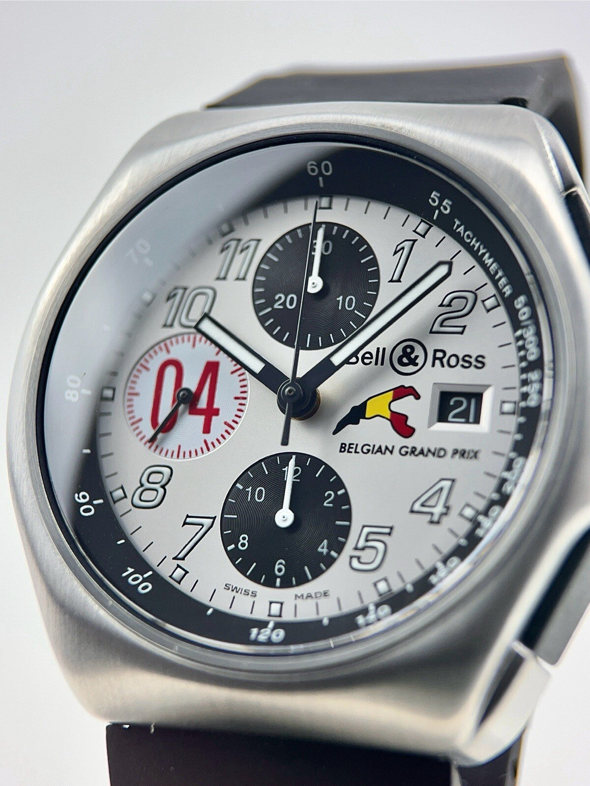 Bell & Ross Belgian Grand Prix Steel 41mm Automatic Men’s Watch BELGP04